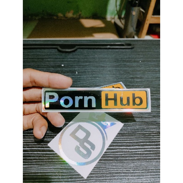 sticker PORN HUB cutting sticker termurah