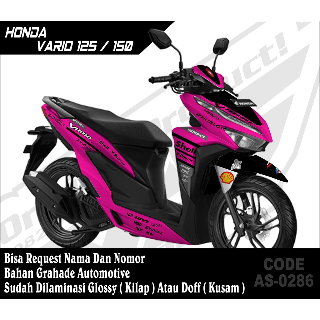 0286 DECAL STIKER FULLBODY CUSTOM MOTOR VARIO 150 2019