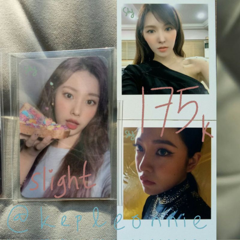 Bundle hyewon roti hyeti slight photocard