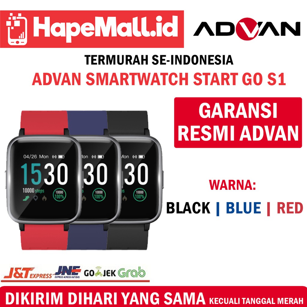 ADVAN SMARTWATCH START GO S1 GARANSI RESMI ADVAN INDONESIA TERMURAH