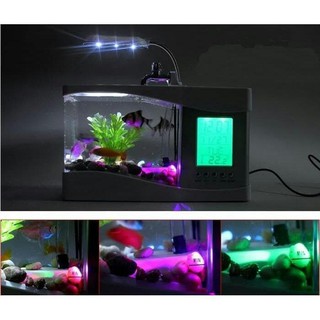 HPP58 Nano USB Mini Aquarium  Akuarium Dekstop Meja  Mini 