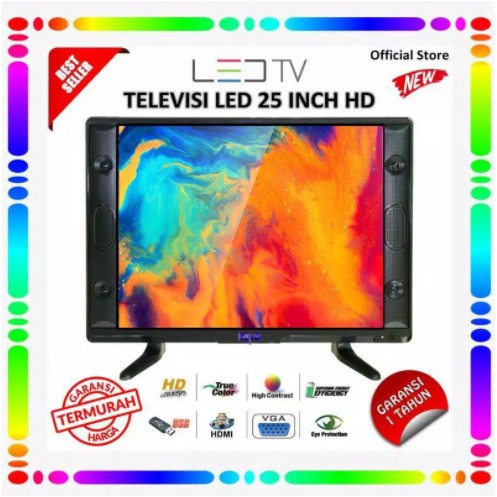 TV LED 25 INCH BISA USB-HDMI-VGA-AN-TELEVISI