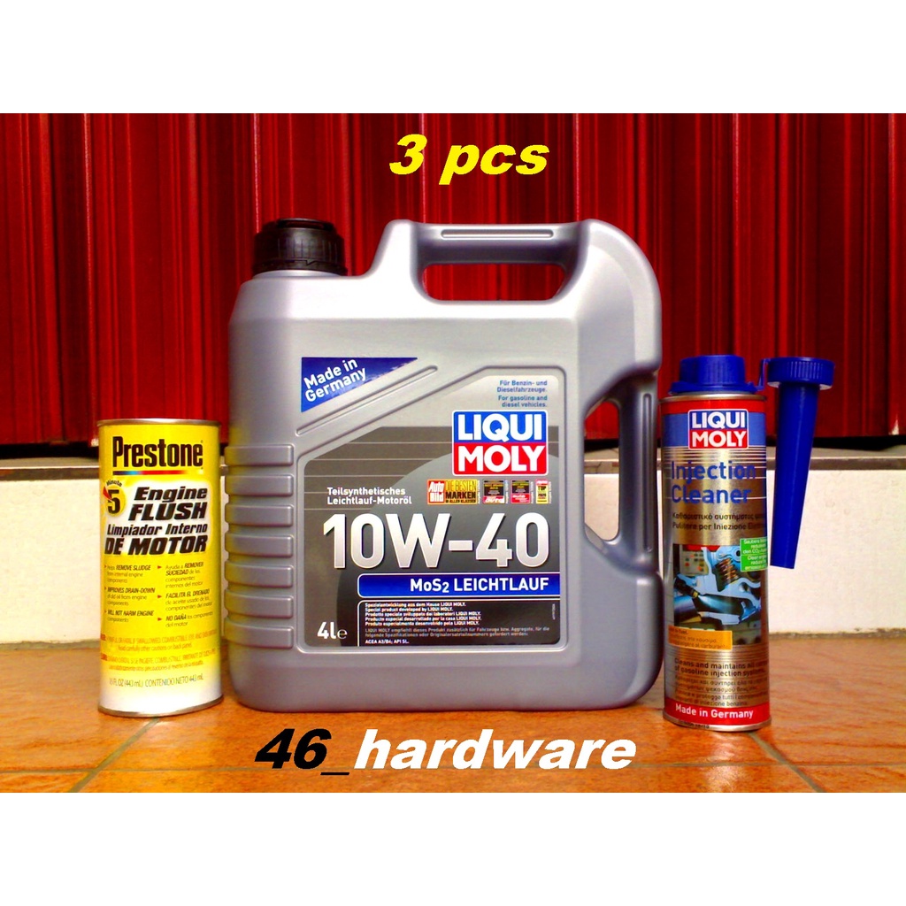 Jual LIQUI MOLY MOS2 Leichtlauf 10W40 BENSIN DIESEL GALON INJECTION
