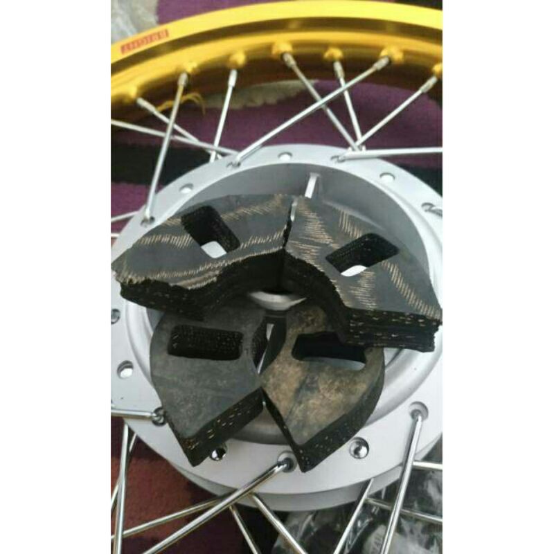 karet nap gir yamaha rx king bahan limbah ban truk