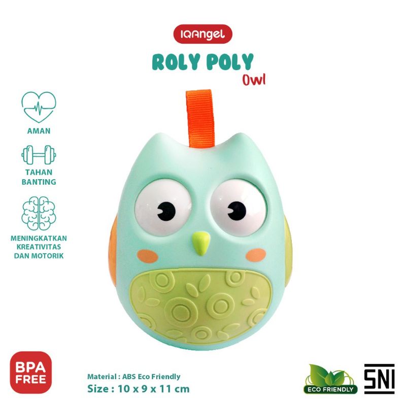 Iqangel Roly Poly Owl Toys