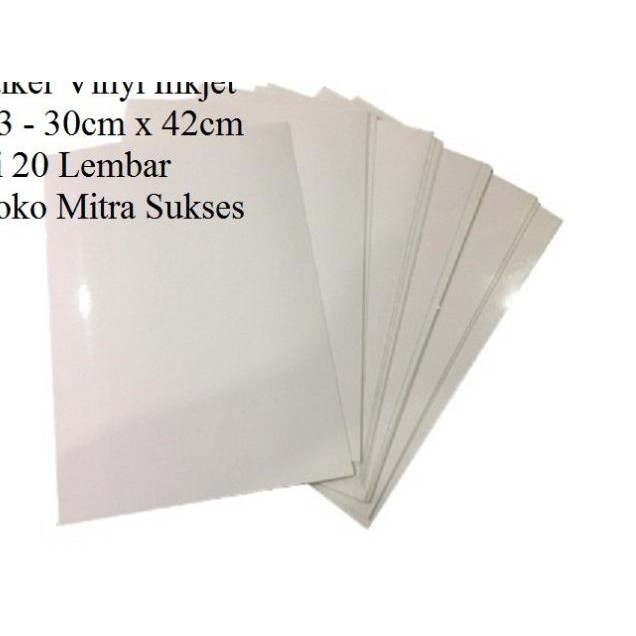 

✱ Stiker Vinyl Inkjet A3 ➥