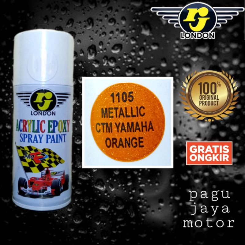 Pilox pilok 150cc metallic CTM yamaha orange rj london cat semprot spray paint