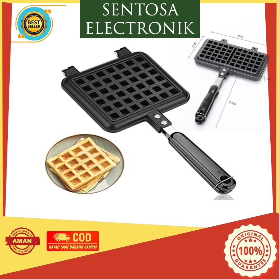 Waffle Maker Murah/Croffle Maker/Cetakan Waffle Manual/Cetakan Waffle Tanpa Listrik/Cetakan Waffle D