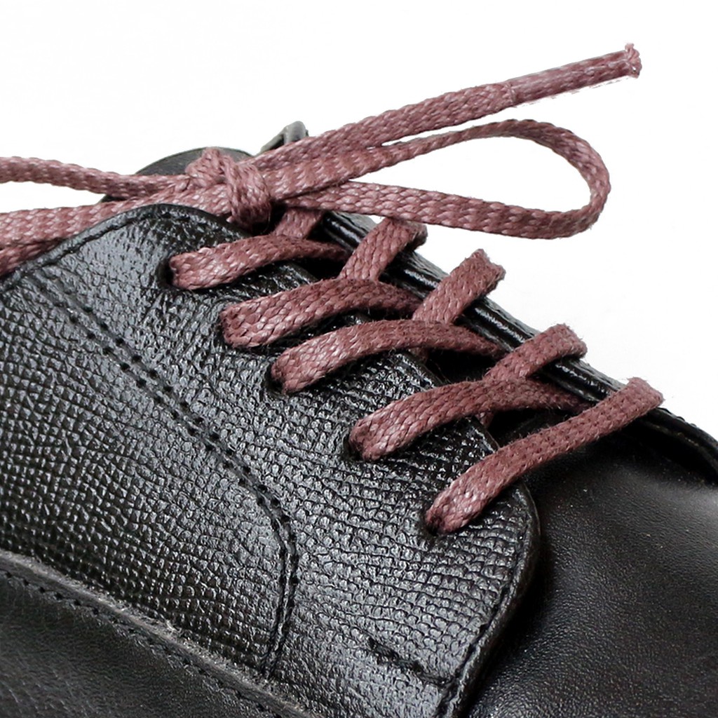 MR Shoelaces TH08 Azuki (Moka) Tali Sepatu Lilin Gepeng Thin 3-4mm (Waxed Laces) 50cm 80cm 100cm 120cm 150cm Mocha