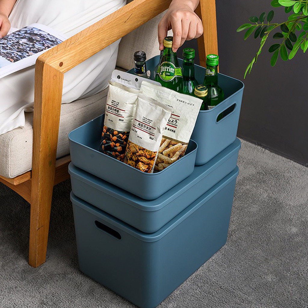 Kotak Penyimpanan Serbaguna Bin Organizer Multifungsi Keranjang penyimpanan plastik Storage Box