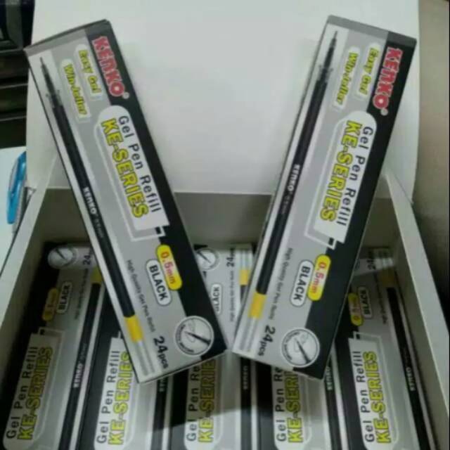 

Pen gel kenko refil easy gel isi 24 pcs