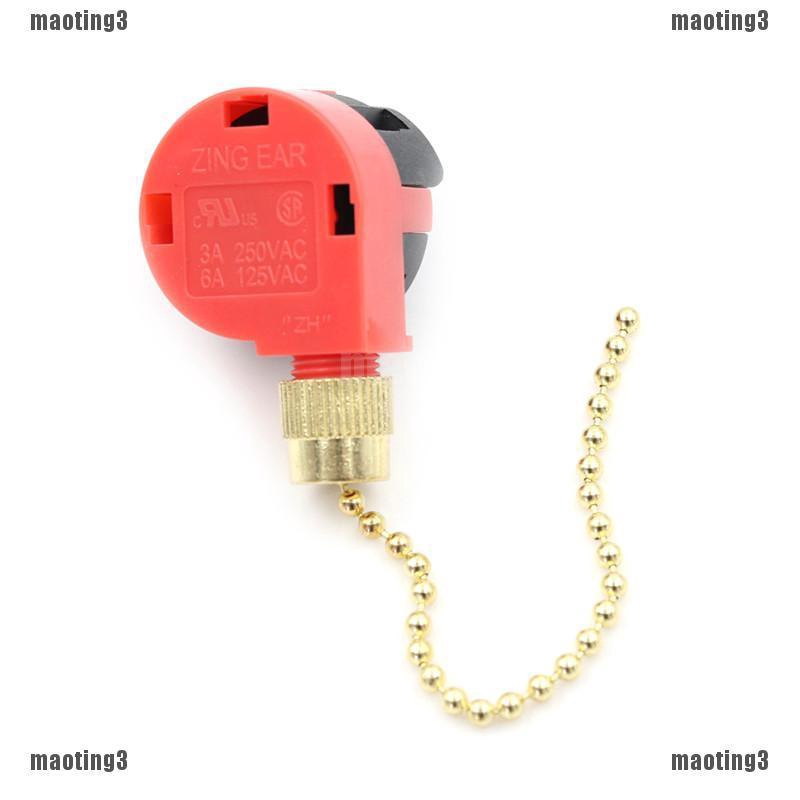 Ze 268s1 Switch Ceiling Fan Light Lamp Pull Chain Control Switches Red Shopee Indonesia