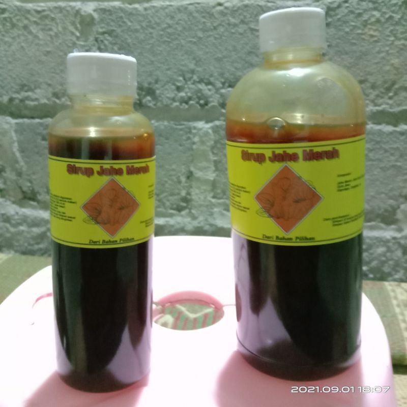 

Sirup jahe merah murni dan alami