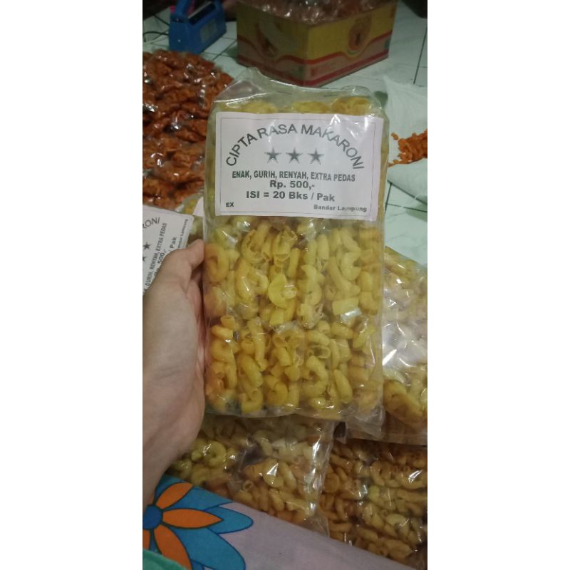 

Cemilan makaroni original.20pcs