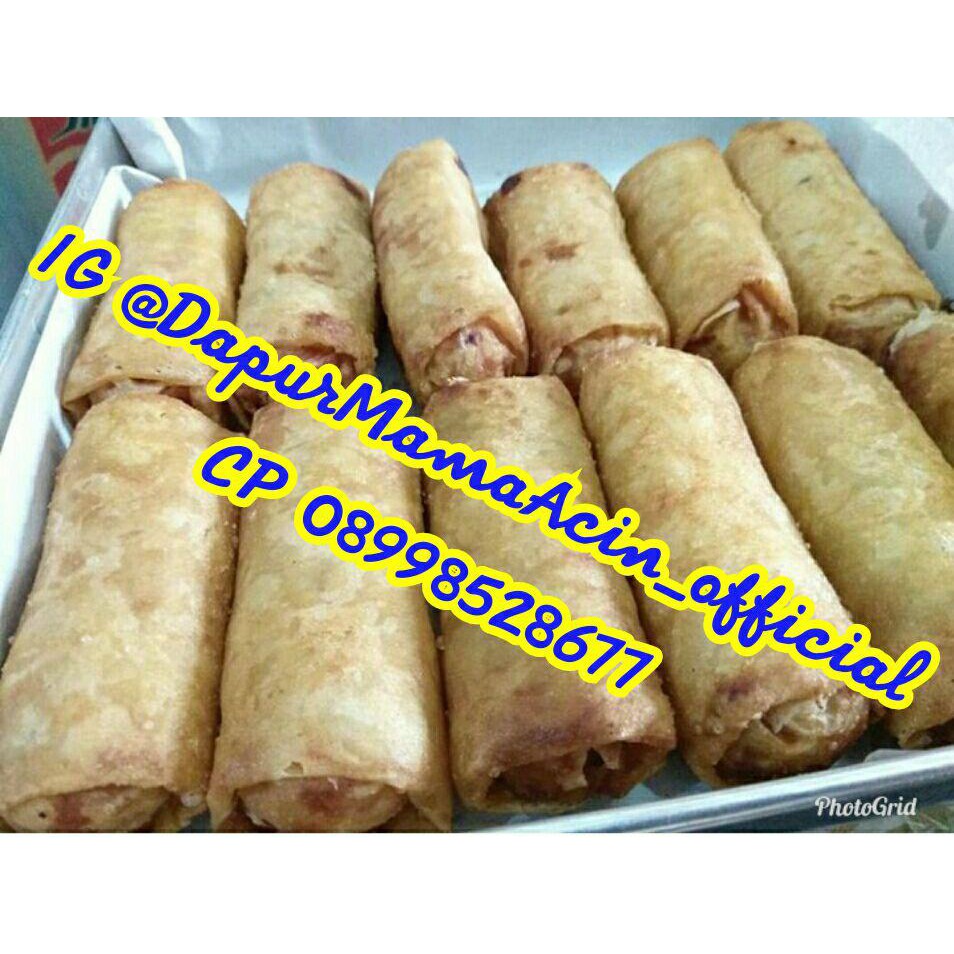 

Lumpia Goreng Bengkuang Ebi Halal 100%