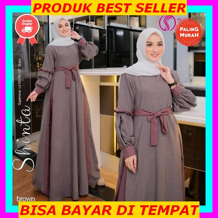 Gamis Remaja Terbaru 2022 Baju Gamis Pesta Mewah Elegan Viral Ala Selebgram Baju Gamis Adem Masa Kin