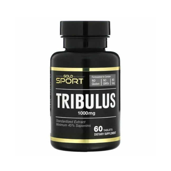 California Gold Nutrition SPORT - Tribulus 1000 mg 60 Tablets