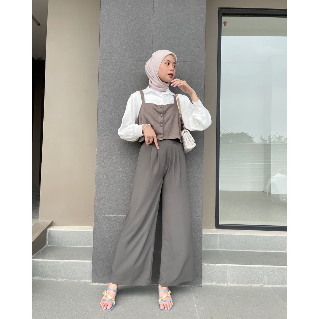 Vest Kemeja 2 In 1 Mango Knit