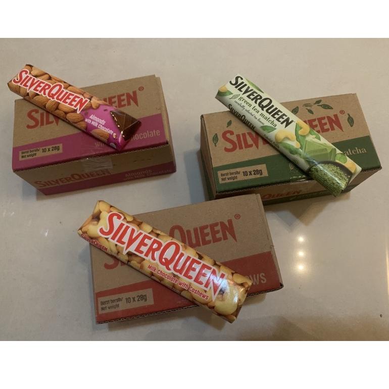 

Best Produk.. COKLAT SILVERQUEEN 25GR/28GR ISI 10 PCS - COKELAT SILVER QUEEN ALMOND / CASHEW / MEDE / FRUIT / GREEN TEA / YOGHURT VERRY BERRY 28 GR - CHIC CHOC - CHACHA - SILVERQUEEN BITES - DARK - MALTITOS - DELFI TREASURE ALMOND - TREASURE MEDE YTP