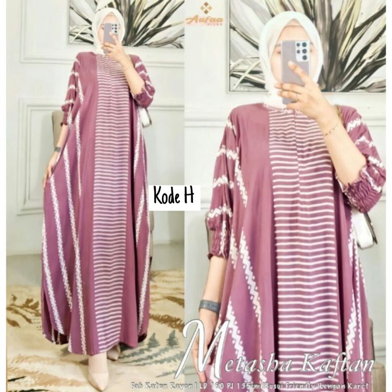 Terbaru Gamis Kaftan Super Jumbo Bisa Busui Bahan Rayon Santung Super  Ld 150-160