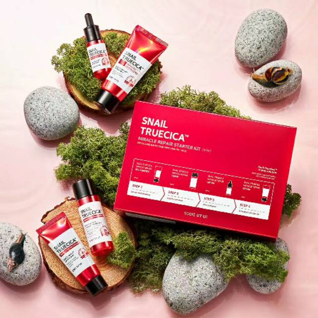 Snail truecica somebymi started kit || snail truecica travel size