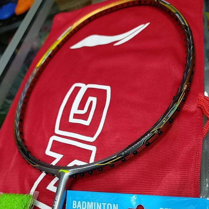 Real Pict !! RAKET BADMINTON LINING 3D CALIBAR 900 32 LBS