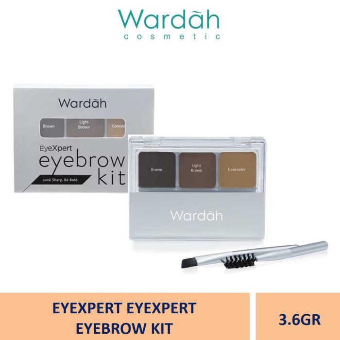 Wardah Eyexpert Eyebrow Kit - 3gr