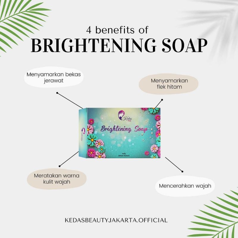 KEDAS BEAUTY BRIGHTENING SOAP