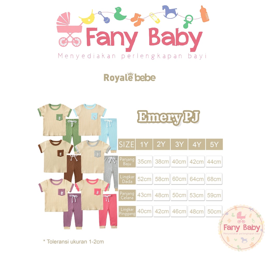 ROYALE BEBE EMERY PAJAMAS SET [ 4 YEARS ]