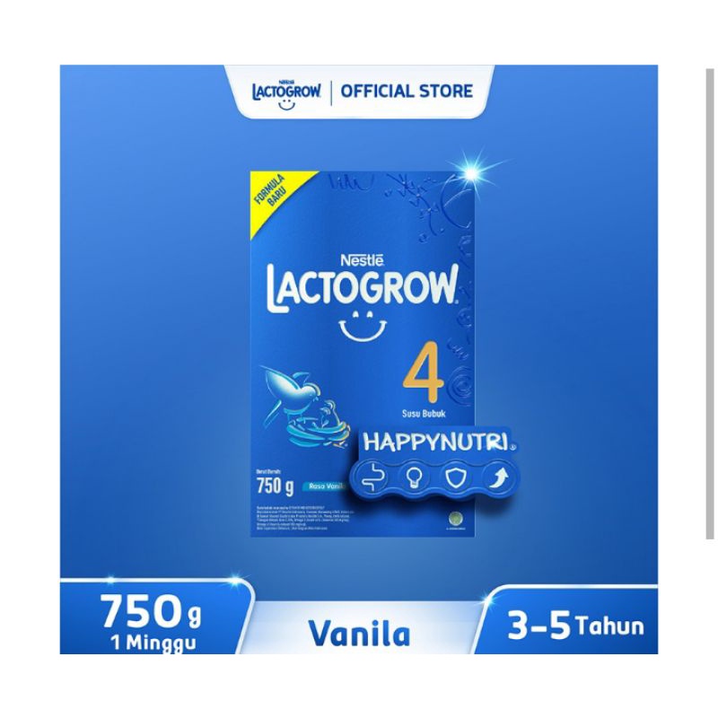 

LACTOGROW 4 VANILA 735GRAM
