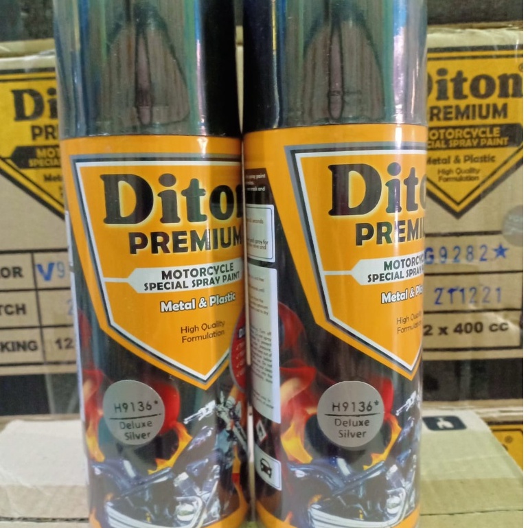 New DITON Premium HONDA COLORS Pilok Pilox Cat Semprot H9136* Deluxe Silver / 9136 Silver Metalik Honda (400cc)