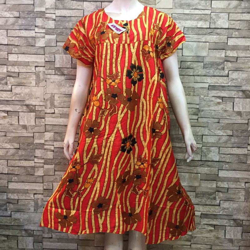 DASTER BALI MURAH MOTIF KEMBANG | BATIK AQILAH-KC 11