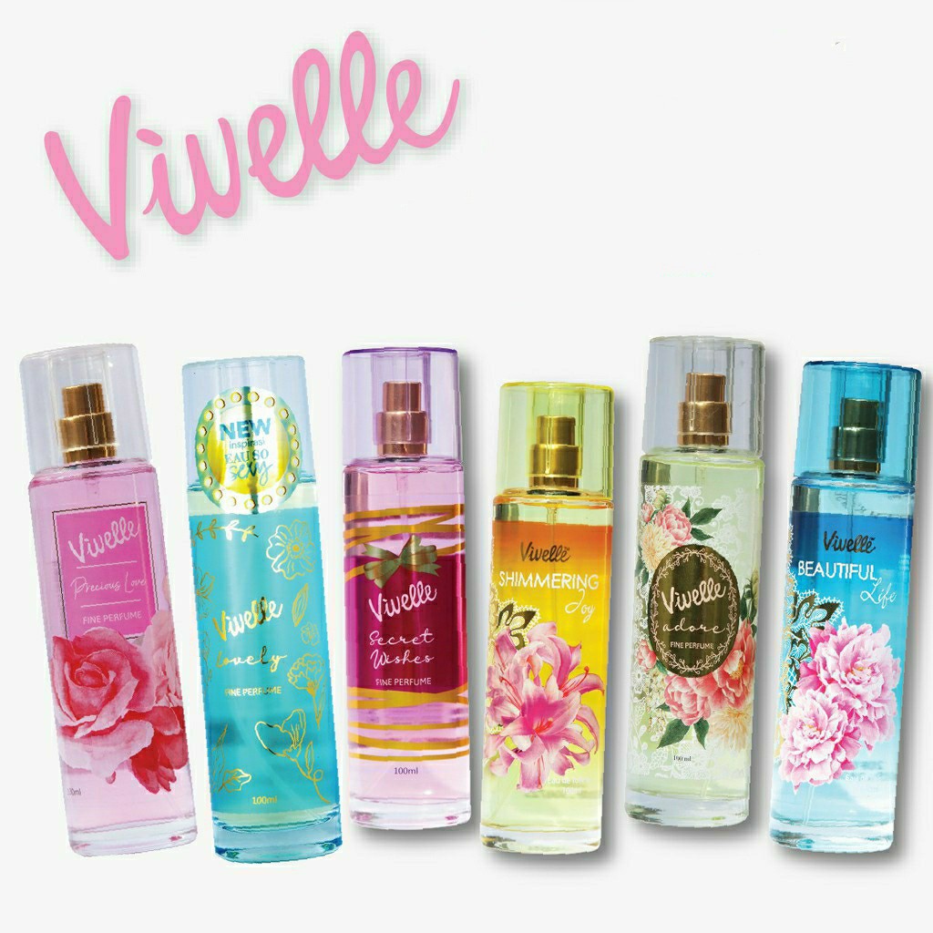 Vivelle Eau De Toilette Perfume Glass 100ml / Shimmering joy, Beautifull live