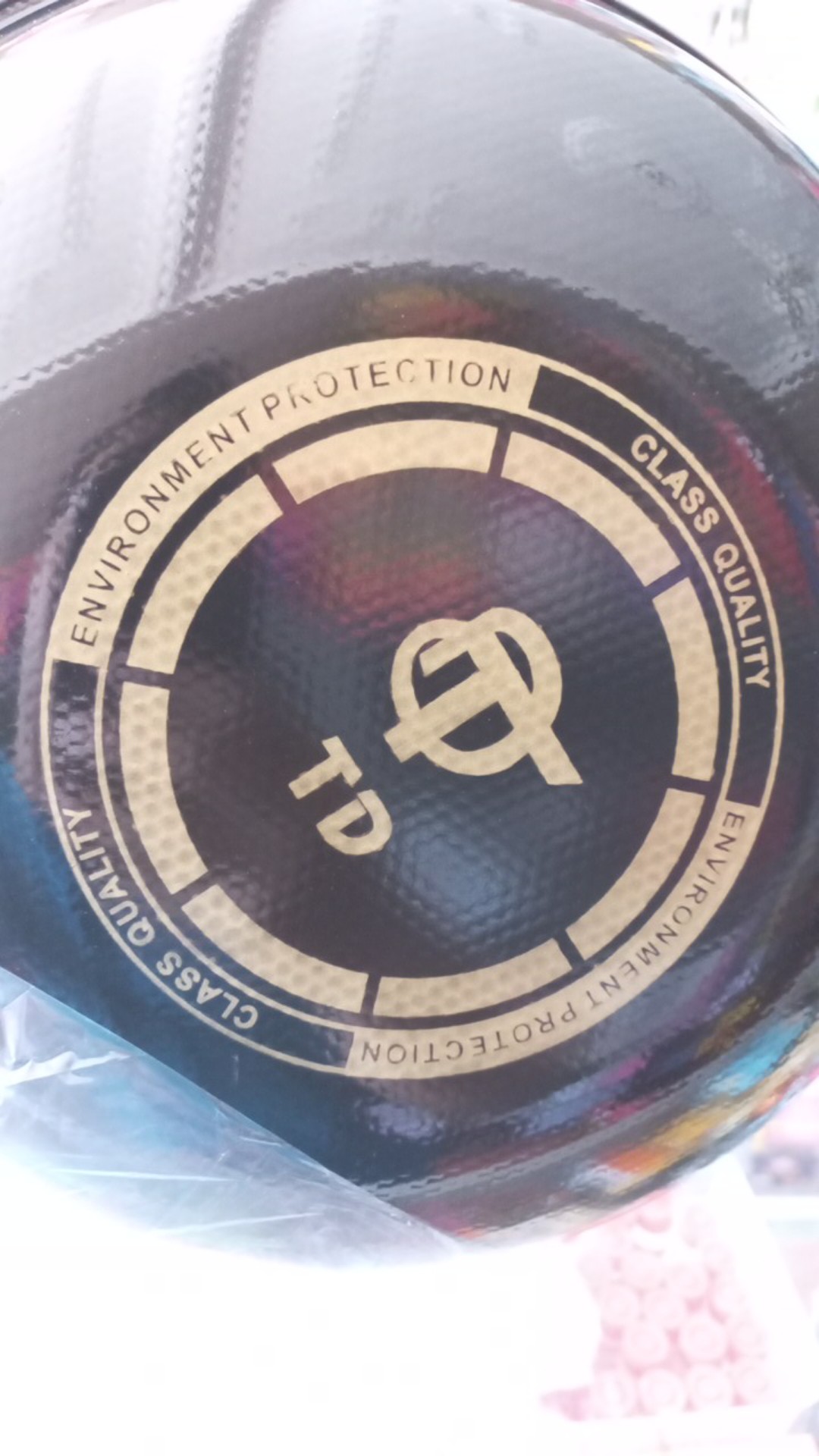 Wajan Enamel Anti Gores 34cm / Anti Lengket / Gagang