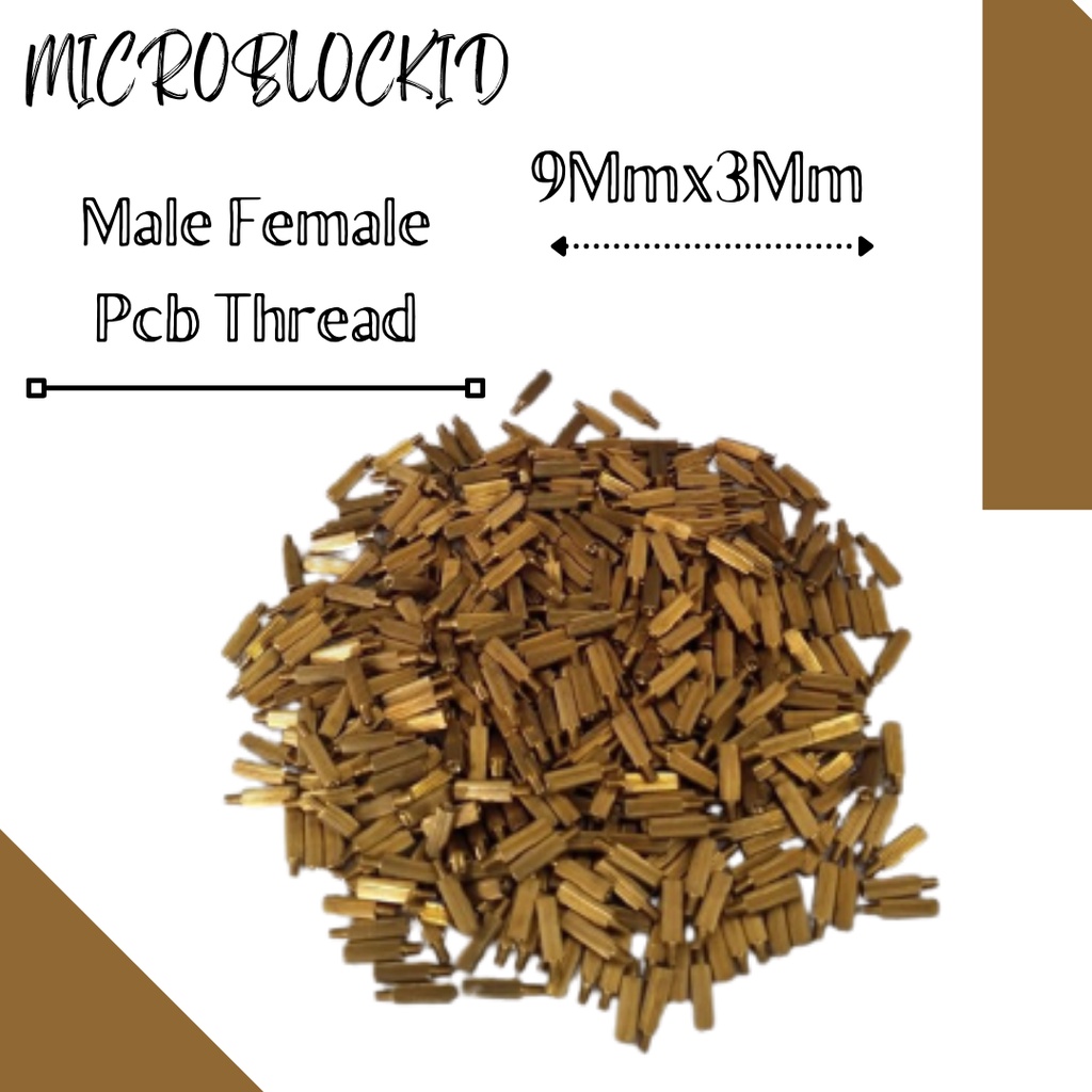 Male female pcb thread standoff spacers set m2 9mmx3mm db