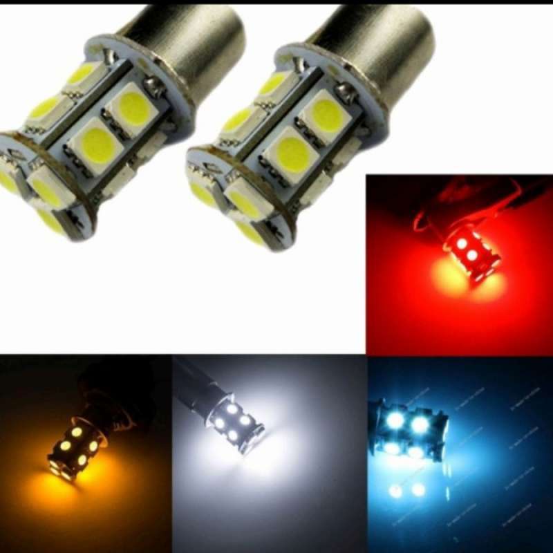 LAMPU LED KEDIP REM STOP MERK AUTOVISION 13 MATA LED MOBIL MOTOR - Putih