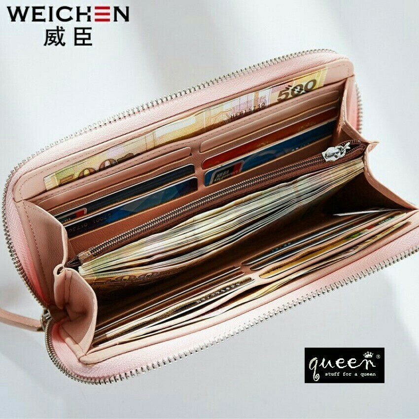 Promo Dompet Wanita Lucu Elegan Bahan Taiga Ukuran 20x20 Warna Ungu Tosca Biru Hitam Fanta Murah