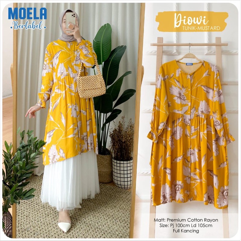 [MOELA] DIOWI TUNIK MOTIF by moela