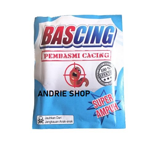 Pembasmi Cacing BASCING SACHET Racun Cacing Lipan Kecoa kalajengking