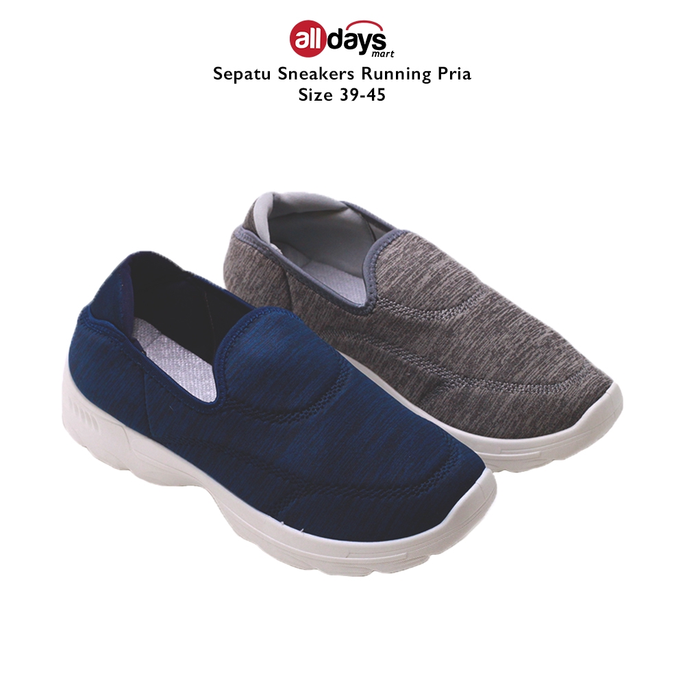 Faster Sepatu Sneakers Slip On Casual Pria 1910-122 Size 39-44