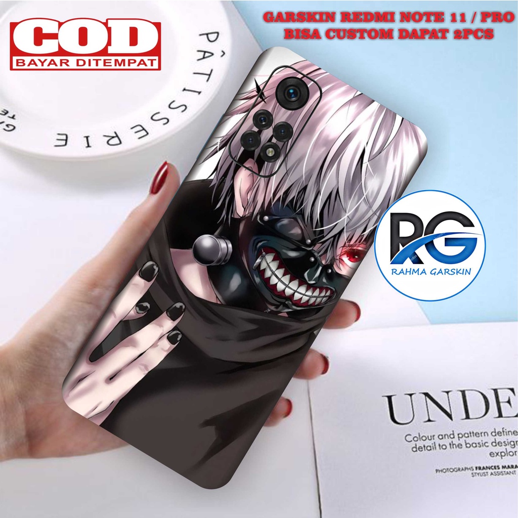 COD GARSKIN REDMI NOTE 11 // GARSKIN REDMI NOTE 11 PRO MOTIF TOP ANIM - ISI 2PCS SKIN