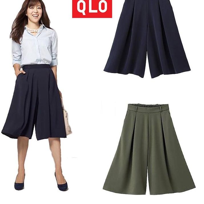 Jj8J3--UNIQLO GU WIDE GAUCHO KULOT