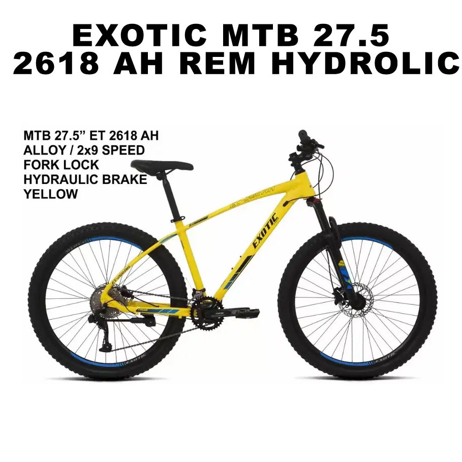 Sepeda MTB 27.5 Exotic ET-2618 AH Rem Hidrolis