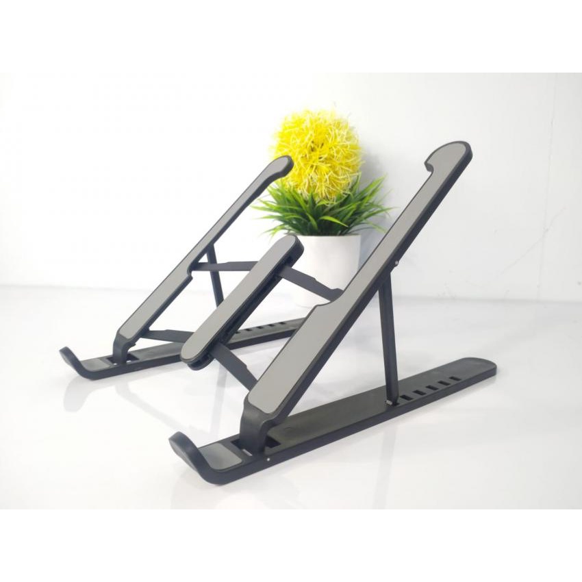 Portable laptop stand - Dudukan Laptop Aluminium - Meja Laptop