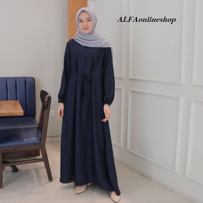 Baju gamis wanita terbaru gamis Remaja kekinian modern 2021 wanita dress Syahila maxy