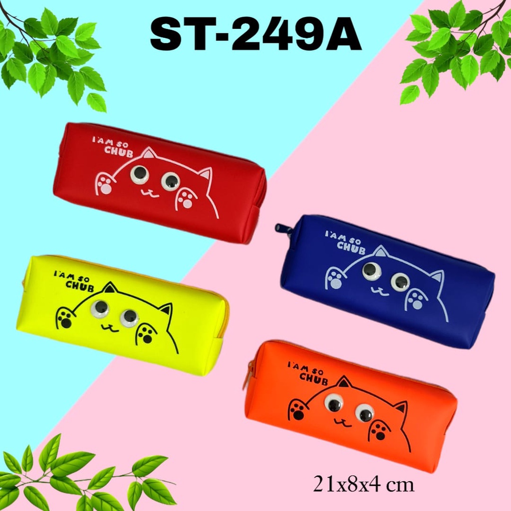 

MJ Kotak Pensil Sleting/Pencil Pouch Shintoeng Seri Mata / Tempat Pensil/Tepak