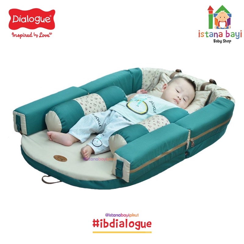 Dialogue Baby Kasur Bayi + Play Mat Dan Kelambu Tenda Baby Foxie Series DGK9114