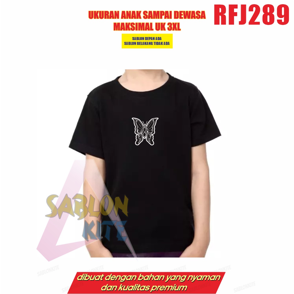 MURAH!!! KAOS JHOPE BUTTERFLY RFJ289 UP TO 3XL