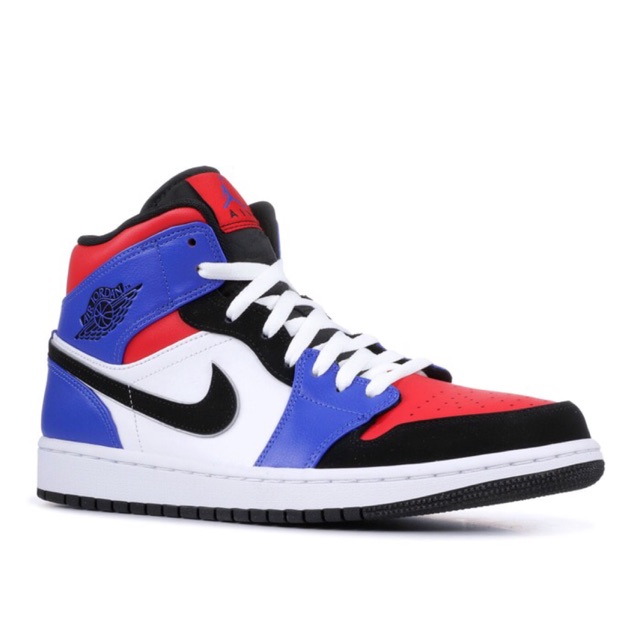 air jordan blue red and white