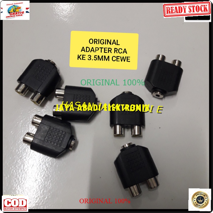 G237 ORIGINAL JACK 3.5 MM 3,5 ADAPTER JEK KONEKTOR SAMBUNGAN SPLITER AUDIO SPLITTER SOUND SUARA CONVERTER KONEKTOR MULTI UNIVERSAL MALE EXTENSION PENYAMBUNG HEADSET HEADPHONE FEMALE AUX DVD RCA AMPLI STEREO HEADSET HF G237  ORIGINAL jack 3,5 mm cewe jek r